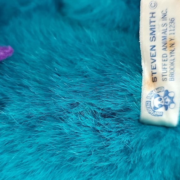 Vintage Grateful Dead Bear Teal with Purple Collar Steven Smith - Picture 4 of 4
